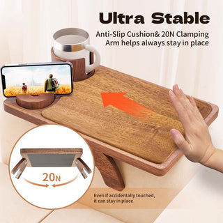 4-in-1 Couch Arm Table