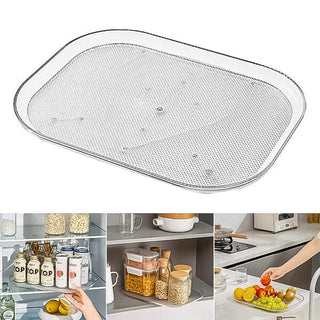 Lazy Susan Turntable Organizer for Refrigerator