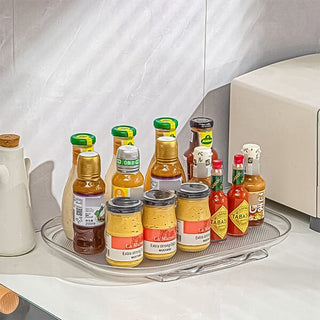 Lazy Susan Turntable Organizer for Refrigerator