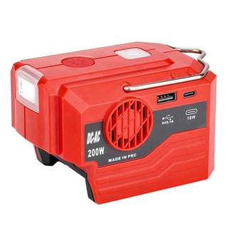 200W/300W Power Inverter for Dewalt/Makita/Milwaukee/Ryobi 18-20V to 110V-120V Adapter