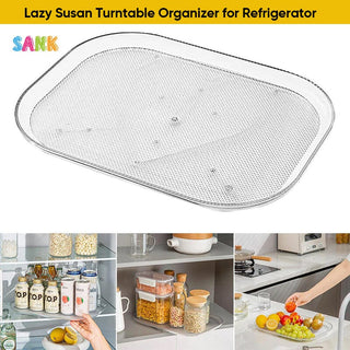 Lazy Susan Turntable Organizer for Refrigerator